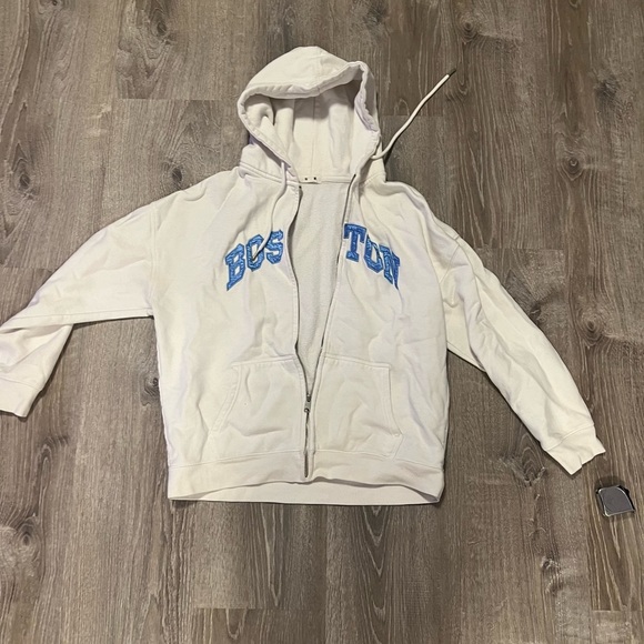 Garage Oversized Zip-up Boston Hoodie - Picture 3 of 4